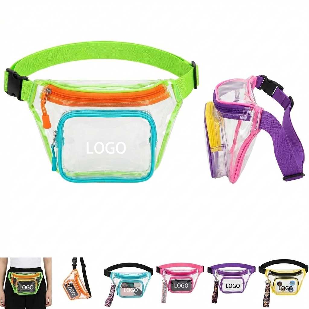 ClearView Multi-Wear Transparent Security Waist Bag