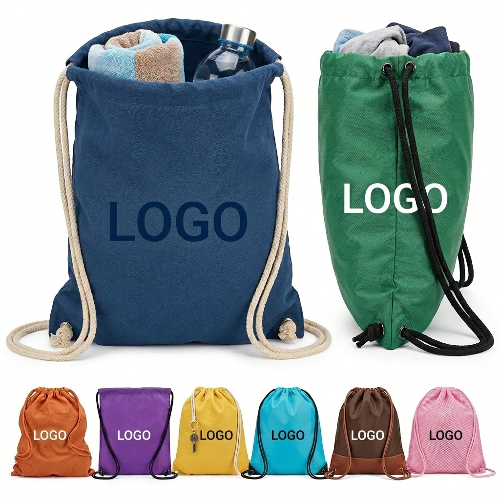 Colorblock Drawstring Sports Sack for Gym, Travel & Everyday Use