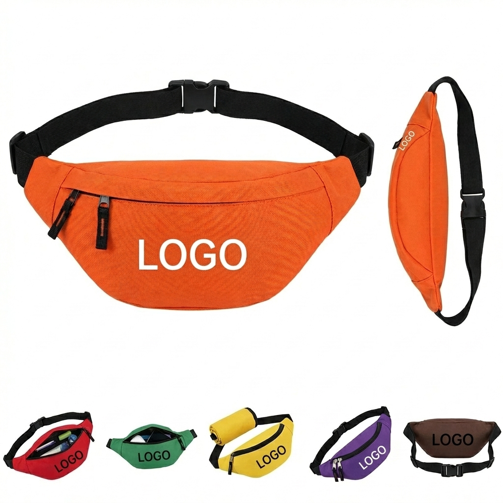 Durable 600D Oxford Waist Pack for Outdoor Cycling Hiking & Climbing