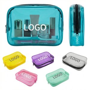 Custom Printed Clear PVC Zipper Pouch