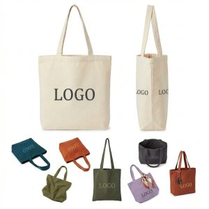 Customizable 10 Oz Eco-Friendly Canvas Grocery Tote Bag