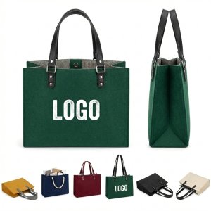 The Upright Felt Tote - Premium 3mm Thick Sustainable Large Bag for Women